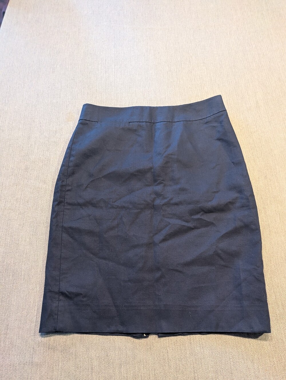 Womens Navy Blue J. Crew Pencil Skirt Size 0 Classic Office